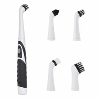 Electric Cleaning Brush Super Sonic Scrubber with 4 Brush Heads For Household Grout, Floor, Tub, Shower, Tile, Bathroom Kitchen